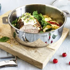 Sauteuses Inox<CRISTEL Sauteuse amovible inox Casteline,