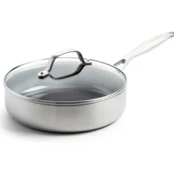 Sauteuses En Céramique|Sauteuses Anti-Adhérentes<GreenPan Sauteuse avec couvercle Geneva,