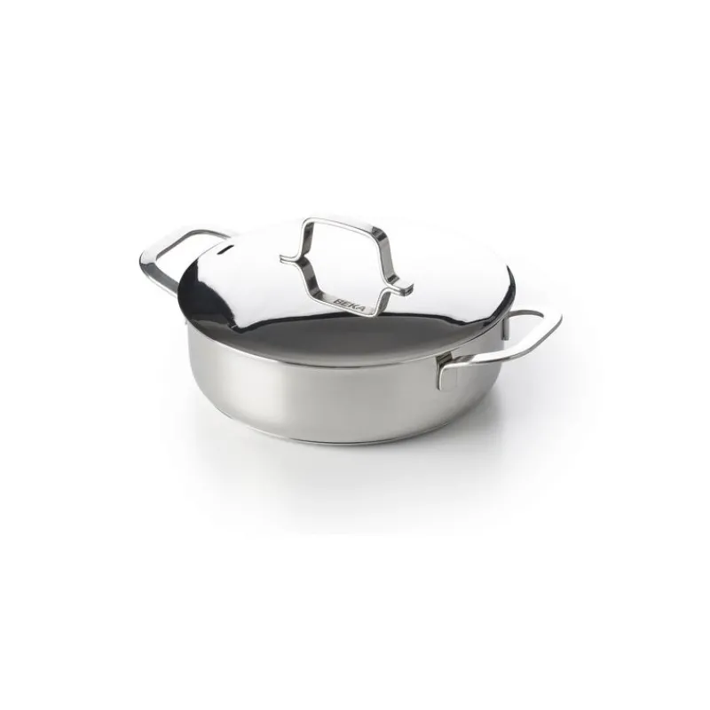 Sauteuses Inox<BEKA Sauteuse avec couvercle inox Maestro,