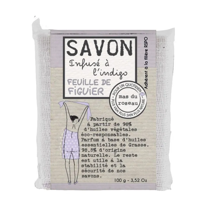 Les Soins|Coin Lavabo<mas du roseau Savon parfumé coloré Feuille de Figuier,