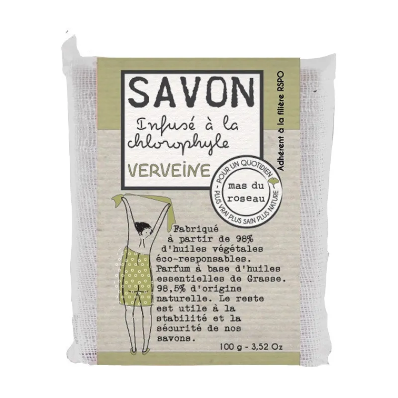 Les Soins|Coin Lavabo<mas du roseau Savon végétal parfumé Verveine,