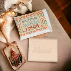 Les Soins<mas du roseau Savonnette de Remerciement Maman Parfaite,