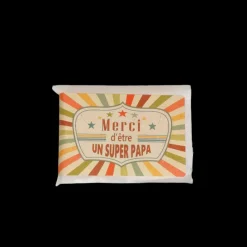 Les Soins<mas du roseau Savonnette de Remerciement Super Papa,