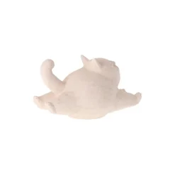 Objets Insolites<ATHEZZA Sculpture en Terre Cuite Chat,