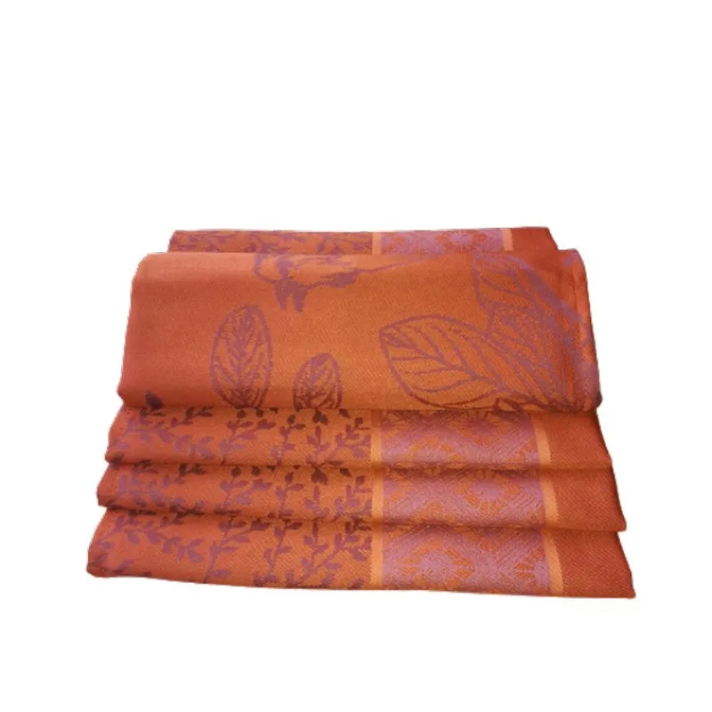 Serviettes<Sud Etoffe Serviette de table Bird Burnt Orange,