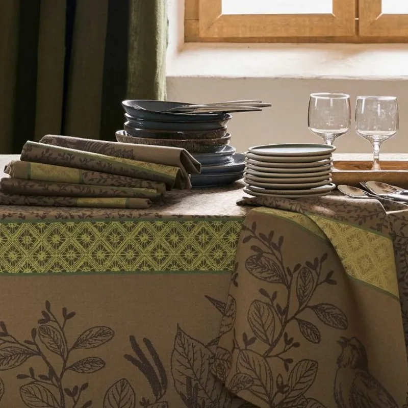 Serviettes<Sud Etoffe Serviette de table Bird Tarmac,