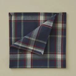 Serviettes<Sylvie Thiriez Serviette de table Lueur d'Hiver Carreaux,