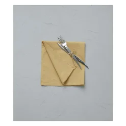 Serviettes<Sylvie Thiriez Serviette de table Prélude Jaune Doré,