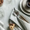 Serviettes<LE JACQUARD Français Serviette de table Slow Life Re-use Galet,
