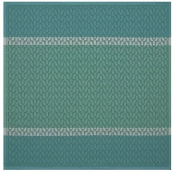 Serviettes<LE JACQUARD Français Serviette de table Veine Graphique Emeraude,