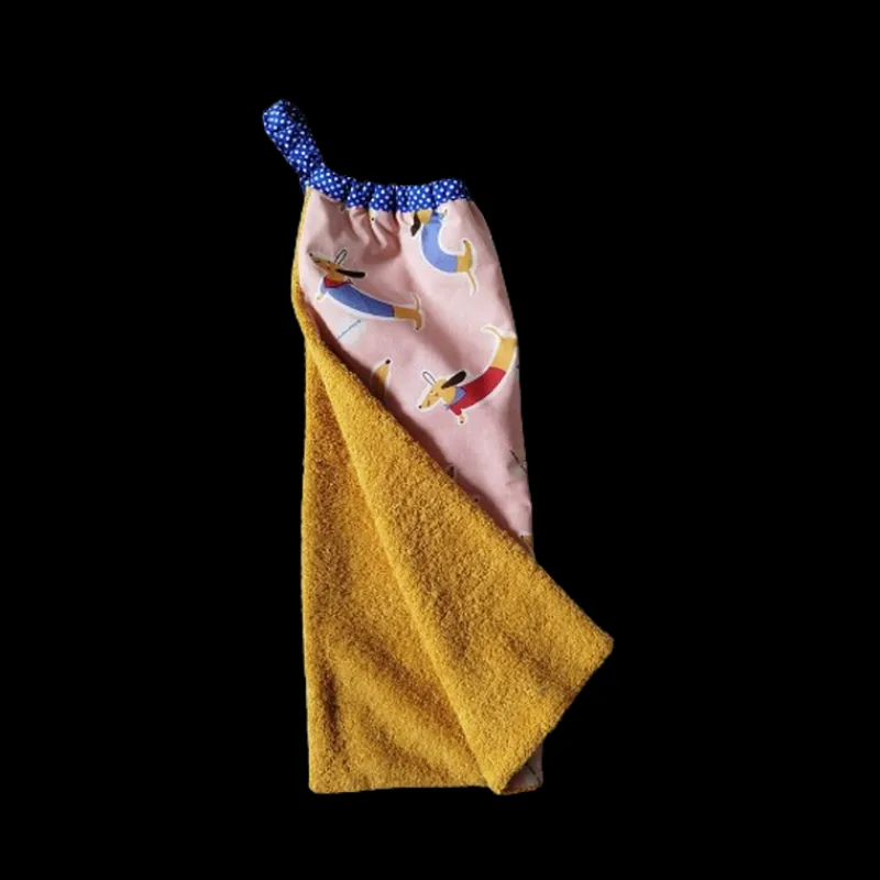 Le Textile Pour Enfant|Essuie-Mains<Les Petits Pinpins Serviette élastiquée Chien,