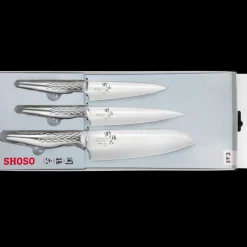 Couteaux Japonais<KAI Set 3 couteaux Seki Magoroku Shoso,