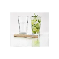 Verres À Cocktail<LEONARDO Set 2 verres Rocks et pilon à Mojito,