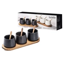 Les Plats Apéritif<Ladelle Set apéritif Onyx Elements,