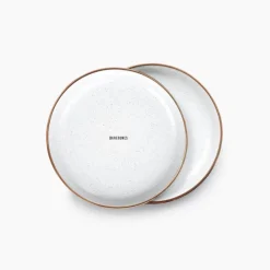 Les Assiettes Dessert|Les Assiettes Plates<Barebones Set de 2 Assiettes en Email,