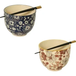 Bols, Mugs Et Tasses|Saladiers Et Coupelles<WD Lifestyle Set de 2 bols à ramen Fleurs Pechino,