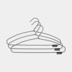 Textiles<BRABANTIA Set de 3 cintres Soft Touch Black/White,