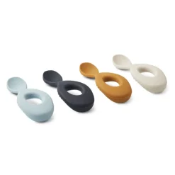 La Vaisselle Pour Enfant<Liewood Set de 4 cuillères en silicone Liva,