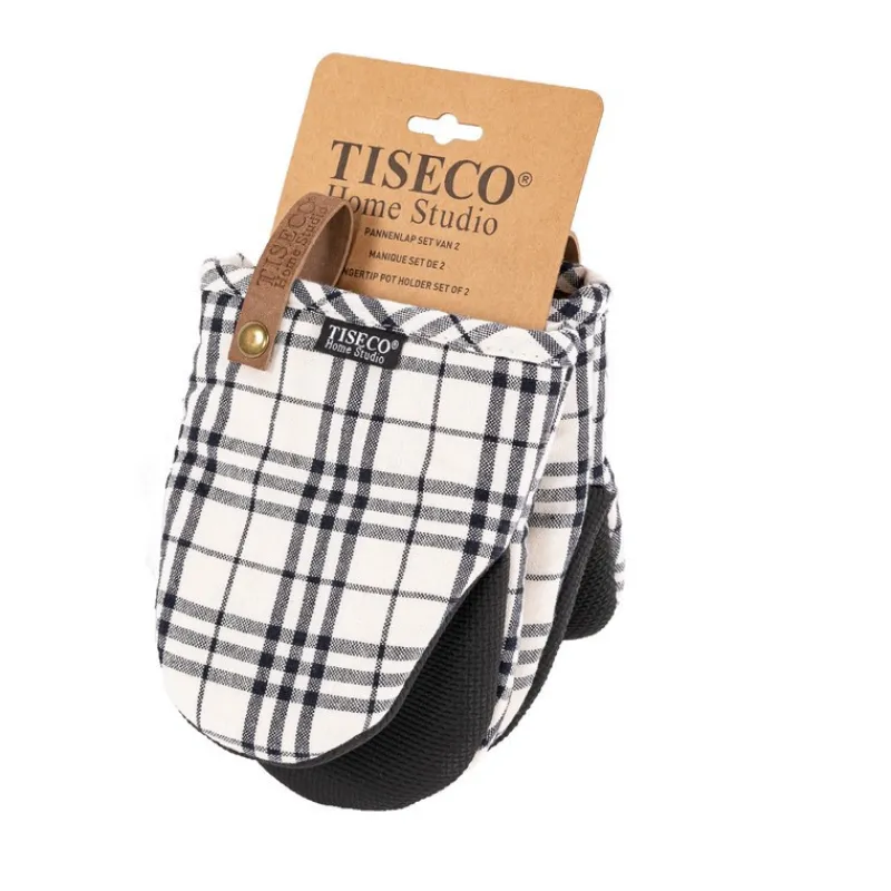 Gants Et Maniques<Tiseco Set de 2 maniques Sherlock Black,