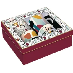 Bols, Mugs Et Tasses<Easy life Set de 4 mugs Modernism,