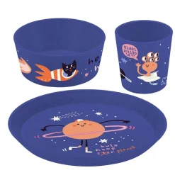 La Vaisselle Pour Enfant<Koziol Set de 3 pièces enfant Space Connect,