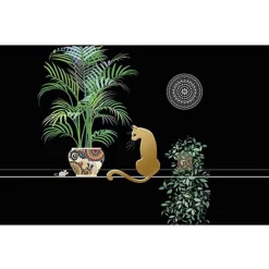 Sets De Table<Kiub Set de Table Bug Art Chats Plantes,