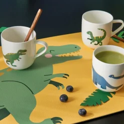 Le Textile Pour Enfant|La Vaisselle Pour Enfant<ASA SELECTION Set de Table Tyrannosaurus Rex Titus,