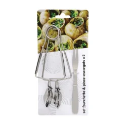 Couverts À Poisson Et Crustacés|Ustensiles Pour Les Fruits De Mer<Chevalier diffusion Set fourchette et pince-escargots x2,