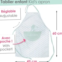 Le Textile Pour Enfant|Tabliers Et Toques<ScrapCooking Set tablier + toque enfant,