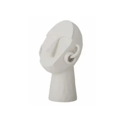 Objets Insolites<Bloomingville Statut tête luelle blanche ,