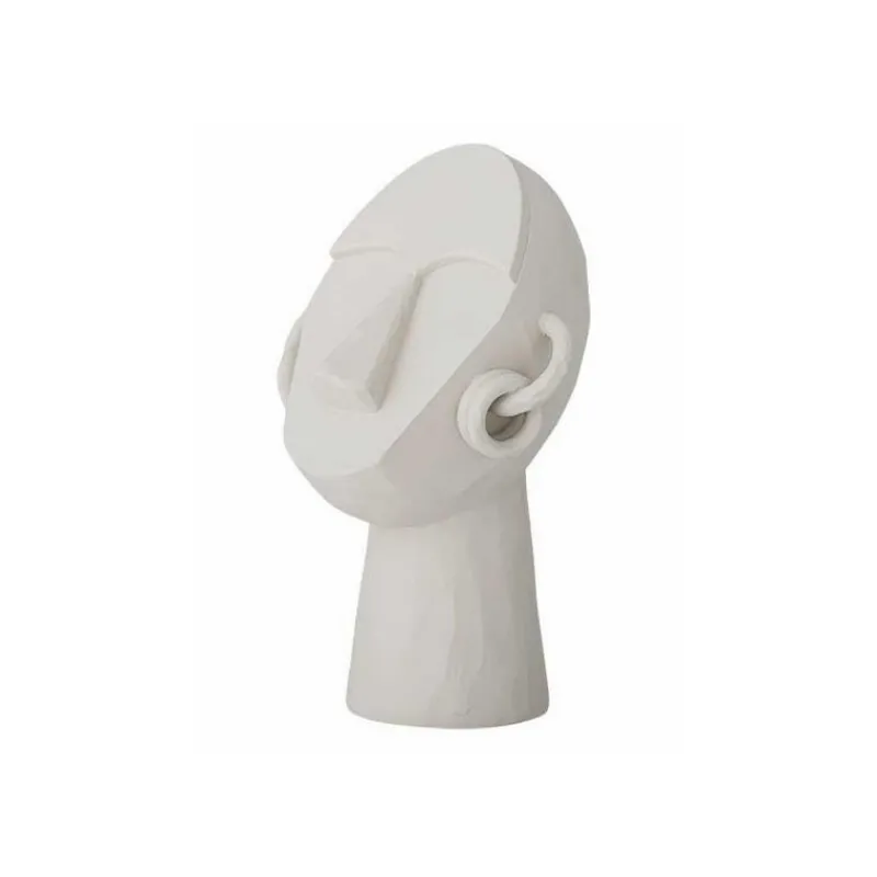 Objets Insolites<Bloomingville Statut tête luelle blanche ,