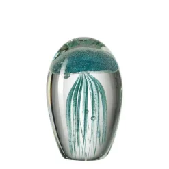 Objets Insolites<Chehoma Sulfure Méduse turquoise en verre,
