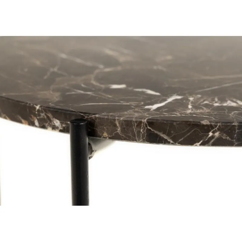 Tables Basses Et Bouts De Canapé<Actona Table d'appoint Avila Marble Emperador,