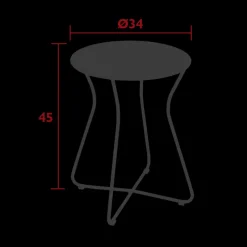 Fauteuils, Chaises Et Bancs<FERMOB Tabouret Cocotte,