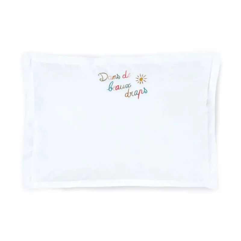 Housses De Couette, Parures<Sylvie Thiriez Taie d'oreiller Dans de beaux draps Soleil,