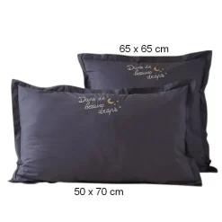 Housses De Couette, Parures<Sylvie Thiriez Taie d'oreiller Dans de Beaux Draps Pierre Bleue,