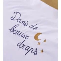 Housses De Couette, Parures<Sylvie Thiriez Taie d'oreiller Dans de beaux draps Lune,