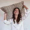 Les Accessoires|Housses De Couette, Parures<Emily's Pillow Taie d'Oreiller en Soie 51 x 76 cm Léopard,