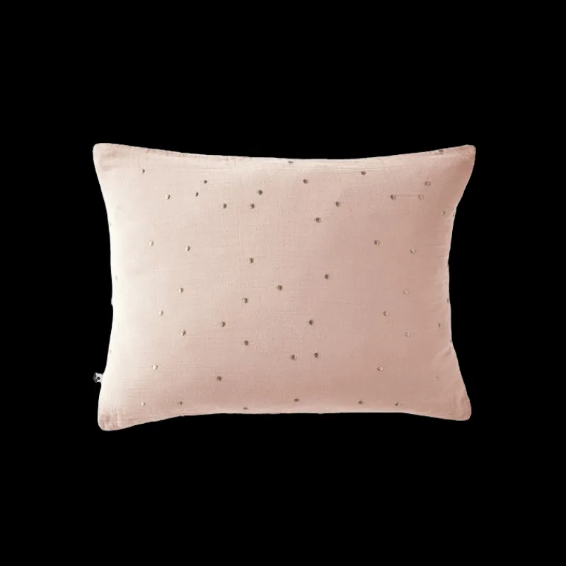 Housses De Couette, Parures<L'effet papillon Taie d'oreiller Gaze de coton Gaïa Chic Guimauve,