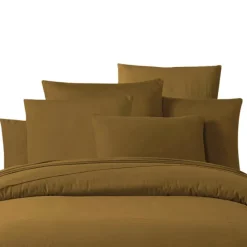 Housses De Couette, Parures|Oreillers, Traversins<HAOMY TEXTILE Taie d'oreiller Taloa Gold, Haomy