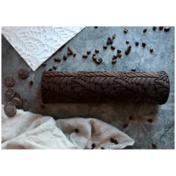 Moules À Pâtisserie<ScrapCooking Tapis 3D silicone Bûche Ondine,