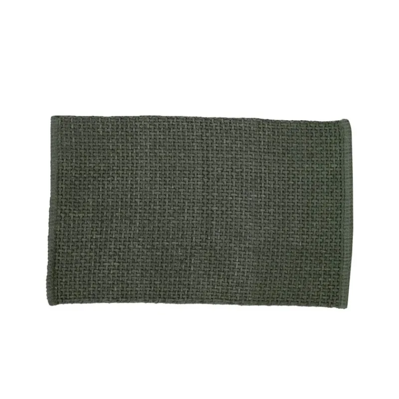 Tapis De Salle De Bain<SENSEI Tapis de bain Treccia Eucalyptus,