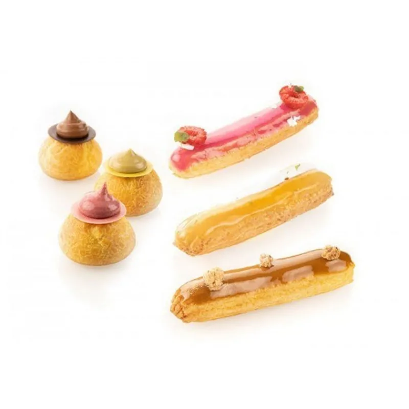 Toiles Patissières<SILIKOMART Tapis de cuisson éclairs et choux,