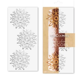 Moules À Pâtisserie|Toiles Patissières<ScrapCooking Tapis silicone pour tuiles décors Flocons,