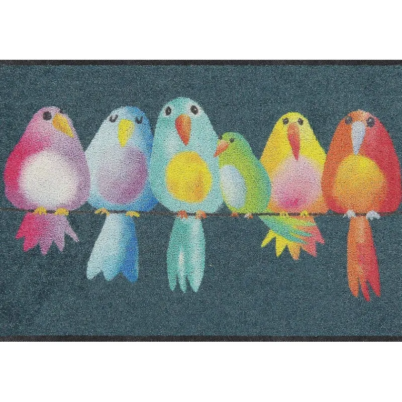 Tapis<Salonloewe Efia Tapis 50x75cm Rainbow Birds,