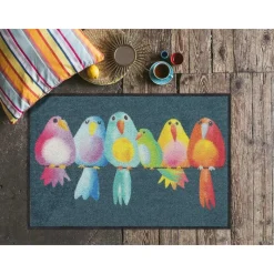 Tapis<Salonloewe Efia Tapis 50x75cm Rainbow Birds,