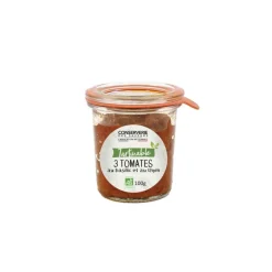 Tartinables<Conserverie des Saveurs Tartinable aux 3 tomates au basilic et au thym Bio,