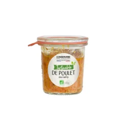 Tartinables<Conserverie des Saveurs Tartinable de Poulet au curry Bio,