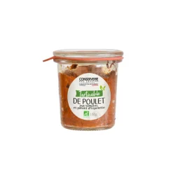 Tartinables<Conserverie des Saveurs Tartinable de Poulet aux tomates et piment d'Espelette Bio,