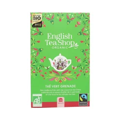 Les Thés Et Tisanes<English Tea Shop Thé Vert Bio Grenade 20 sachets,